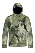 D-Vec Grey Logo Woods Camo Fleece Hoodie