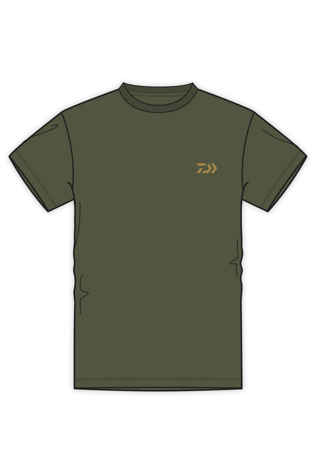 D-Vec Redfish Pattern Logo T-Shirt