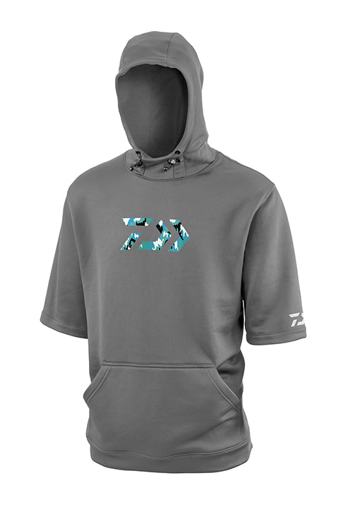 D-VEC WHARF RAT MOCK SLEEVE HOODED SWEATSHIRTS